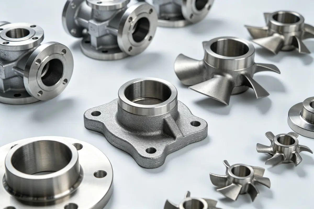 Finished precision investment cast parts - stainless steel <a href=