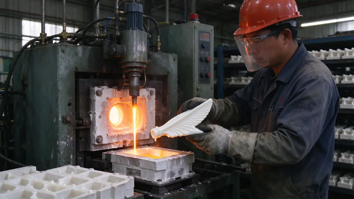 Wax pattern injection for lost wax casting process in foundry
