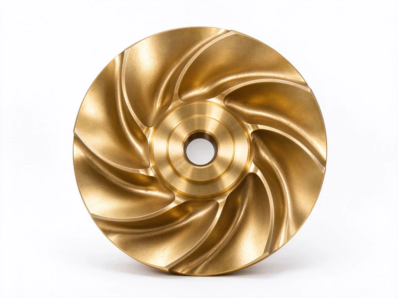 Copper Alloy Pump Impeller Investment Casting - C87500, C95800, Marine Pump | Huayong Metal