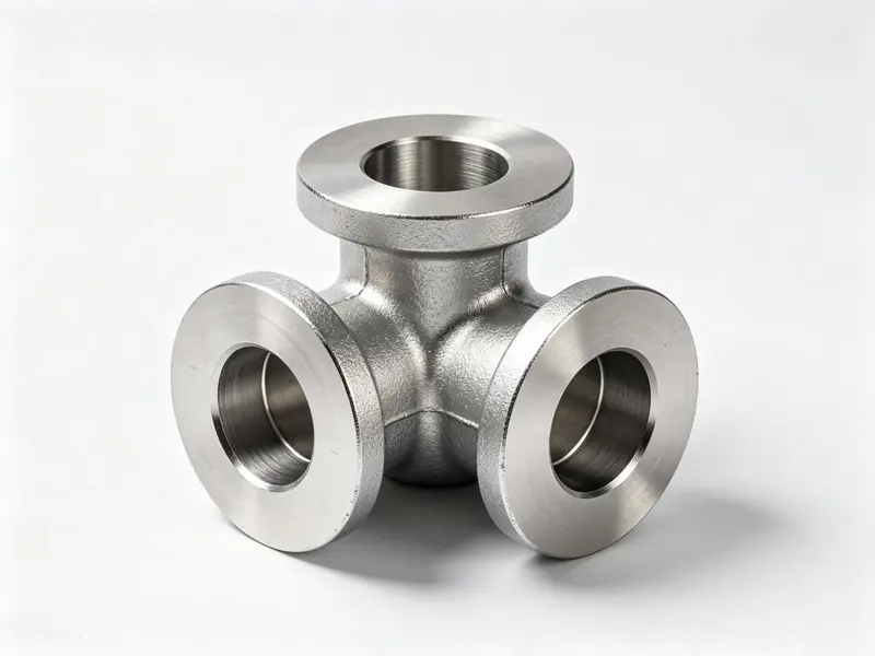 Three-Way Valve Body Investment Casting - SS316, L/T Port, Diverting | Huayong Metal