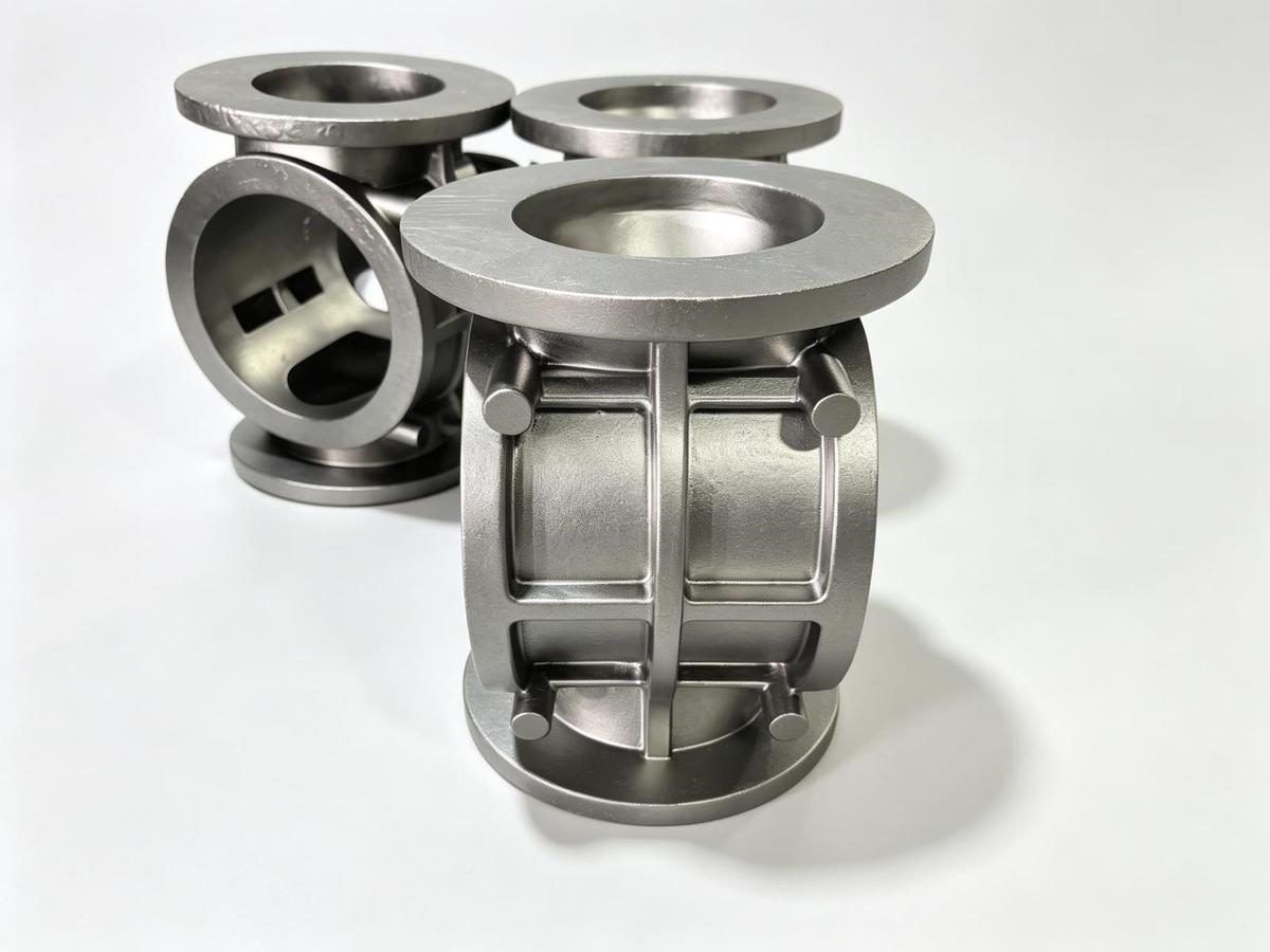 Sanitary rotary valve investment casting