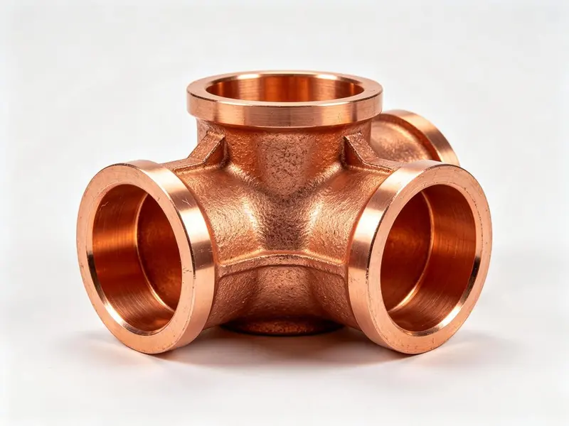 Copper Pipe Fitting Investment Casting - C12200, C11000, Solder/Cup | Huayong Metal