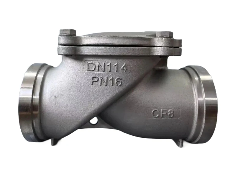 Swing Check Valve Body Investment Casting - CF8, CF8M, CF3M | Huayong Metal
